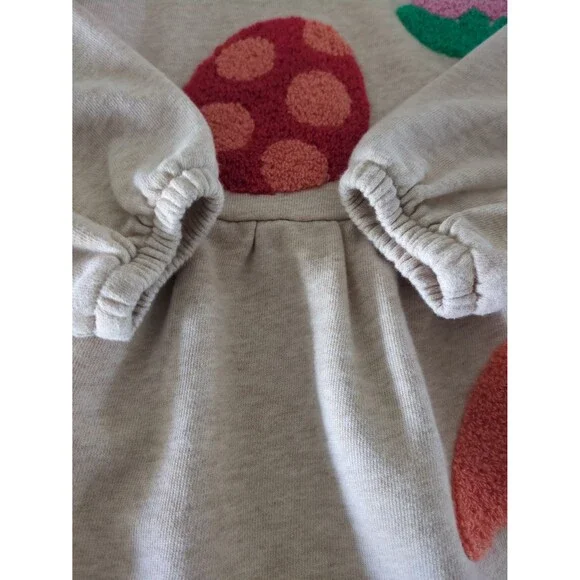 Mini Boden Girls Longs sleeve  Joan Boucle Bunny Appliqué Dress size 6/7 NEW NT - Picture 6 of 9